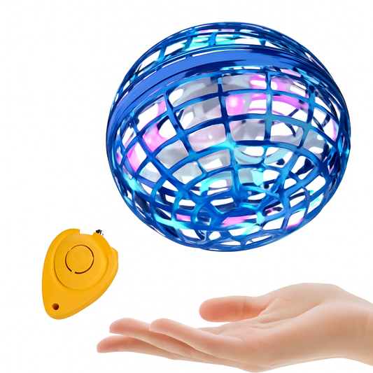 2pcs BLUE Flying Ball Mini Hand UFO Toys Drone Helicopter Hover Quadcopter Kids Toys Gifts