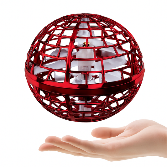2pcs RED Flying Ball Mini Hand UFO Toys Drone Helicopter Hover Quadcopter Kids Toys Gifts