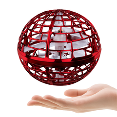 2pcs RED Flying Ball Mini Hand UFO Toys Drone Helicopter Hover Quadcopter Kids Toys Gifts