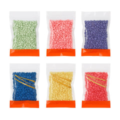 6x100g Hard Wax Beans Remover With 20 Wooden Sticks