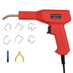 Plastic Welder Garage Tool Hot Staple Staplers Bumper Repair Welding Machine Kit