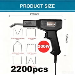 200W 🔥Plastic Welding Machine Kit Stapler Welder Garage Tool Repair Car Bumper