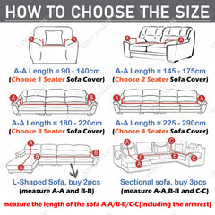 2 Sofa Covers Seater High Stretch Lounge Slipcover Protector Couch Cover