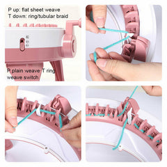 48 Needles DIY Knitting Machine Weaving Swift Yarn Fiber String Ball Wool Winder