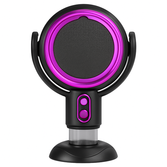Portable Smoke Away Purifier Fan Smoke Fan for Indoor Cook Smoking with Filter Purple
