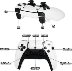 M15 40000+4K HDMI TV Video Game Stick Retro Gaming Console 2 Wireless Controller