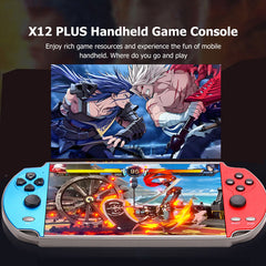 20000+ Retro Games 7 inch Handheld Game Consoles Portable Games Console X12 Plus