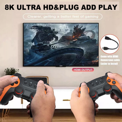 55000+ 4K HDMI Pre-Loaded Retro Game Stick Console 2X Wireless Controller Video