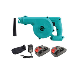 2-in-1 Cordless Electric Leaf Blower Dust Suction Vacuum Cleaner With 2 Battery
