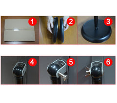 A3 Floor Poster Stand Foyer Pedestal Sign Holder Business Menu Display Stand