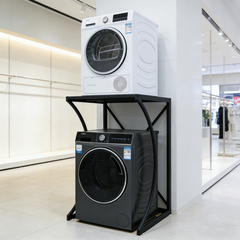 ORIGINAL Dryer Stand Maxi: Portable Dryer Rack Heavy Duty Steel Capacity Black for Washer/Dryer/Mini Fridge