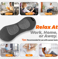Electric Back Massager Triple Fusion Back Massager Traction Lifting & Heat AU