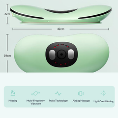 AirBag Heated Lumbar Traction Lower Back Massager & Stretcher EMS Therapy Remote