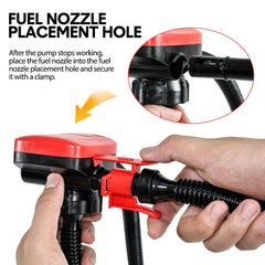 12V Portable Electric Oil Pump Handheld Diesel Pump Oil Fuel Water Transfer AU