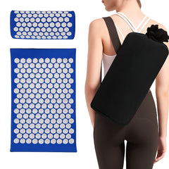 Blue Massage Acupressure Mat Yoga Sit Lying Mats Pain Stress Soreness Relax AU NEW