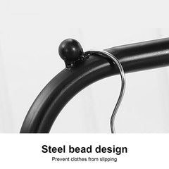 Black Heavy Duty Clothes Rail Rack Hanging Garment Display Stand Shoe Storage Shelf