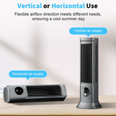 Air Conditioner Fans Portable Cooling Ace with 3 Speeds Tower Fan Quiet Desk