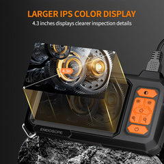 10M 8mm Lens Industrial Endoscope 1080P Digital Borescope Inspection Camera LED Lamp