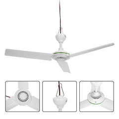 12V Ceiling Fan Portable Solar Power 3 Blade 0.7AMP Caravan Camping Outdoor