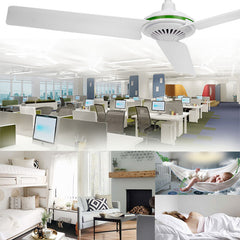 12V Ceiling Fan Portable Solar Power 3 Blade 0.7AMP Caravan Camping Outdoor
