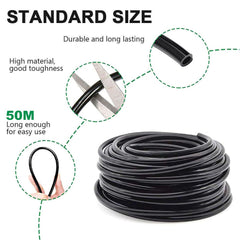 201X 50M Hose Garden Irrigation System Greenhouse Plant Watering DIY Micro Drip