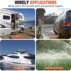 12v Replace SHURflo 4009 Water Pump & Twist on Filter for Caravan Boat Marine AU