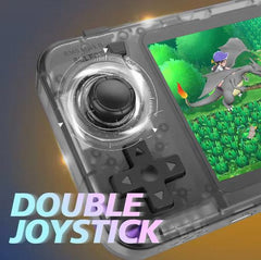 10000+ Games R36H Portable Video Game Consoles Retro Handheld Game Console Black