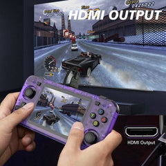 20000+ Games R36H Portable Video Game Consoles Retro Handheld Game Console purple