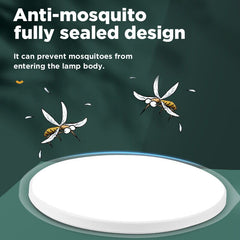 40cm black LED Ceiling Light Round 18W / 24W Oyster Lamp Modern Cool White Light