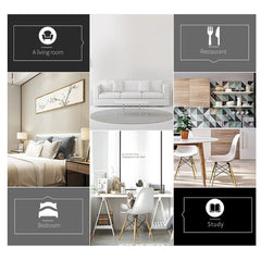 40cm black LED Ceiling Light Round 18W / 24W Oyster Lamp Modern Cool White Light