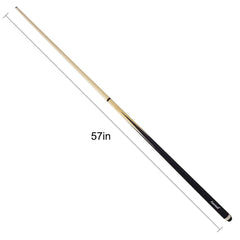 Pool Snooker Billiard Cues Sticks 57" Case & Chalk