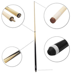 Pool Snooker Billiard Cues Sticks 57" Case & Chalk