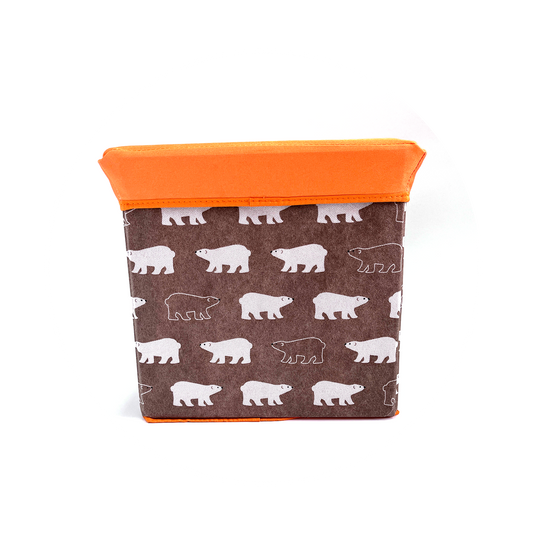 Folding Ottoman Storage Stool Cube Footstool Stool Blanket Box With Cover AU