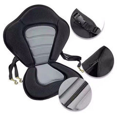 Adjustable Canoe Kayak Seat Padded Detachable BackPack Hooks With Storage Bag