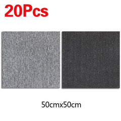 20Pcs Premium Carpet Tiles Commercial Domestic Office Heavy Use Flooring ()