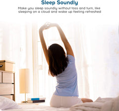 Bamboo Pillowtop Mattress Topper Luxury Bedding Mat Pad Protector Cover Single 90 x 190 cm