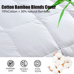 Goose Feather Down Quilt 500 GSM Duvet Doonas Queen:210x210cm