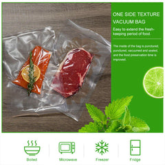 100X Vacuum Sealer Bags Precut Food Storage Saver Heat Seal Cryovac BPA-Free 20x30cm