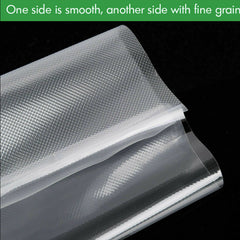 100X Vacuum Sealer Bags Precut Food Storage Saver Heat Seal Cryovac BPA-Free 20x30cm