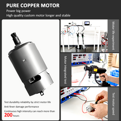 High Pressure Washer 3 in 1 Nozzle Portable Cordless Cleaner Battery Set 21V