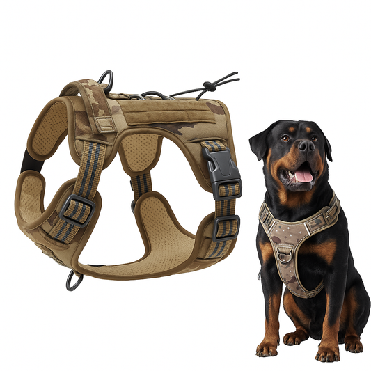 Dog Harness Tactical No Pull Adjustable Pet Military Working Training Vest S