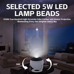 13in1 Galaxy Starry Sky Projector Night Light Rotating LED Planetarium Star Lamp