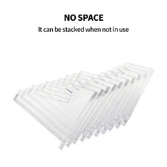 12pcs L Acrylic Clear Stand for Trading Card PSA Pokemon Card Holders Stand