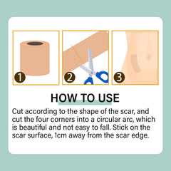 South moon Birthmark Skin Tone Concealer, Cover Body Scars Tattoo Spots Waterproof Color Masking Tape