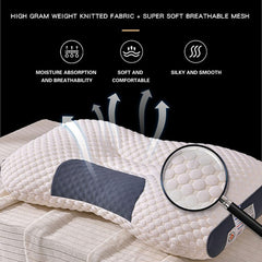 2 pcs Pain Relief Ergonomic Pillow Adjustable Contour Orthopedic Cervical Bed Pillow