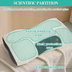 2 pcs Pain Relief Ergonomic Pillow Adjustable Contour Orthopedic Cervical Bed Pillow