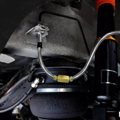 2 Packs 3/16 inch Brake Line Kit 25Ft Tube Rolls Zinc Steel with 32 Fittings NEW