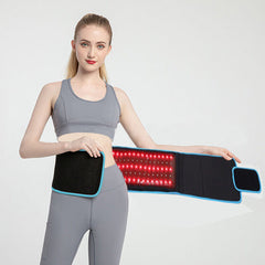 660nm Red & 850nm Near Infrared Light Therapy Heated Wrist Belt Pad Pain Relief