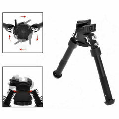 6.5- 9" Foldable QD Picatinny Rail Mount V8 Adjustable Bipod