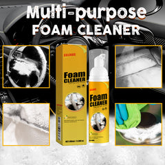 Foam Cleaner, Leather Seat Supplies Decontamination Multi-Functional Interior Cleaner